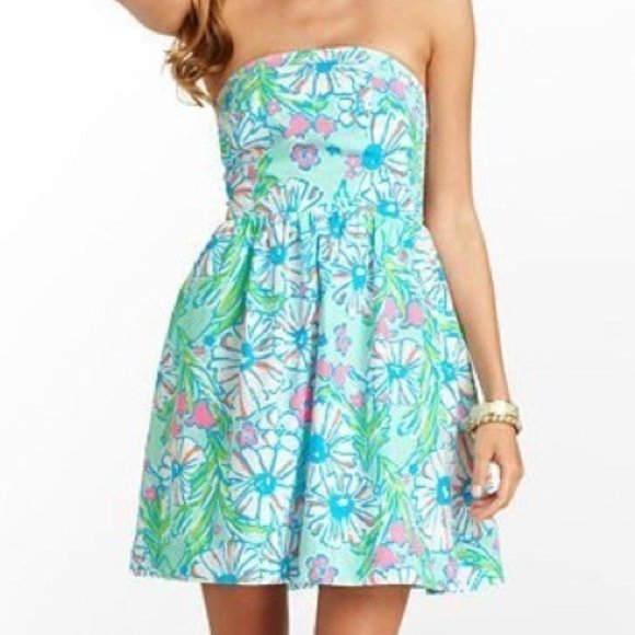 Lilly Pulitzer Dresses & Skirts - Lilly Pulitzer Chandie Dress Splish Splash M